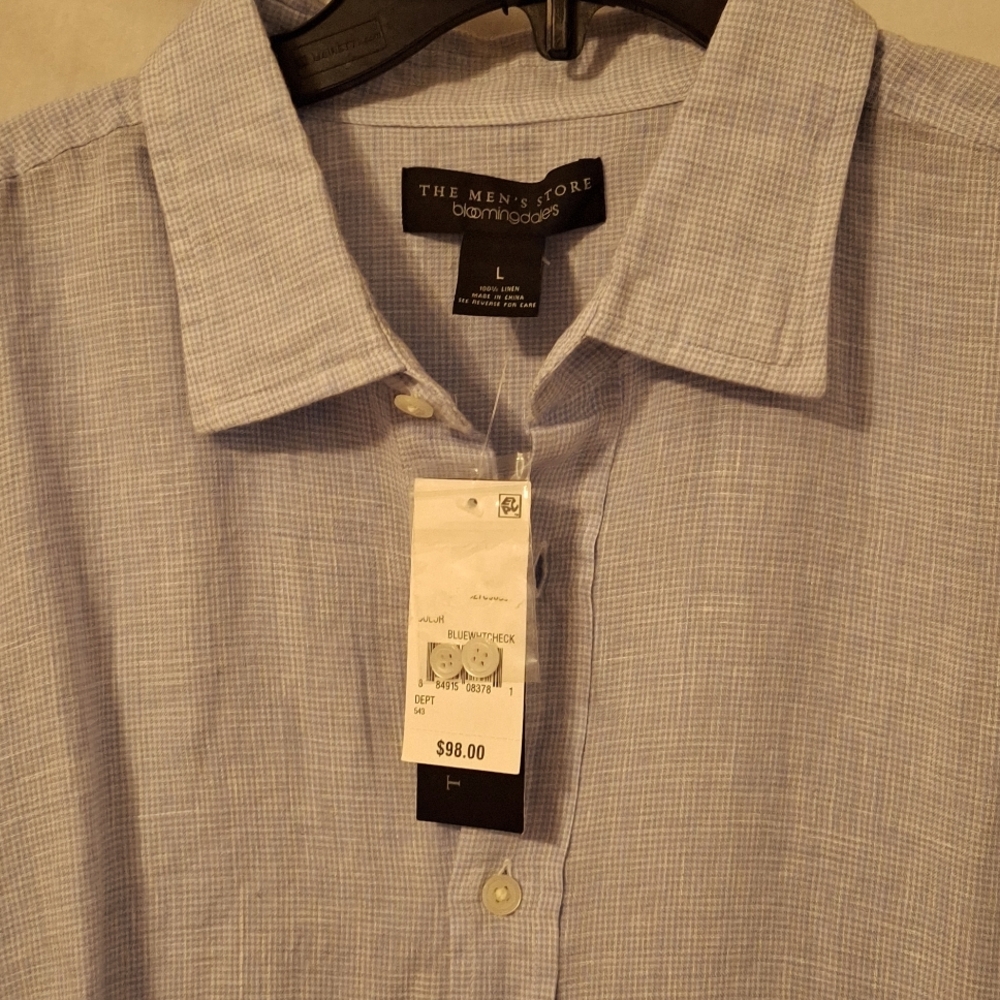 NEW LINEN SHIRT LONG SLEEVE